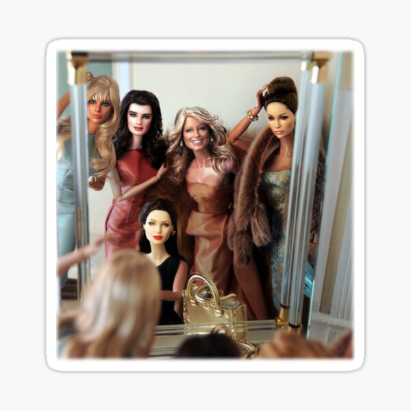 mirror time Sticker