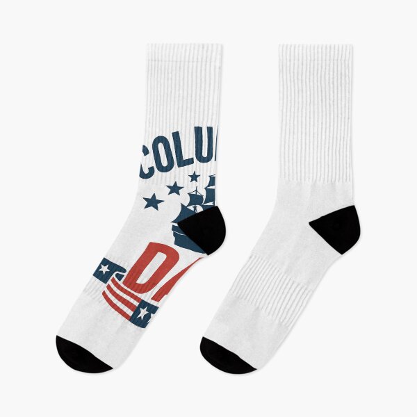 Item preview, American Pride Columbus Day Graphic- Red White Blue Holiday Art With Vintage Sailing Ship & Stars designed and sold by Tommy's Arts.
