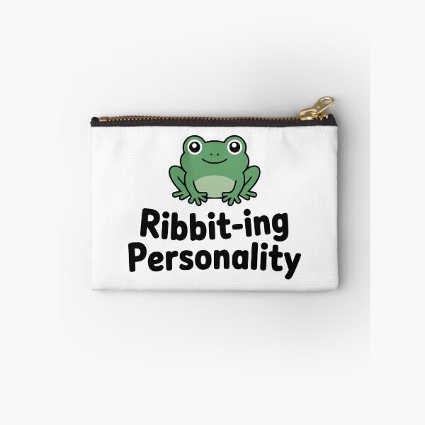 Item preview, Ribbit-ing Personality! Cute Frog Pun designed and sold by PMCreative.
