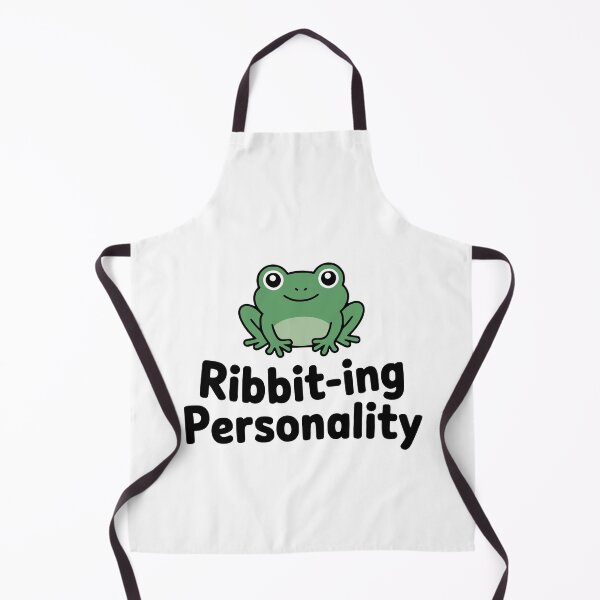 Item preview, Ribbit-ing Personality! Cute Frog Pun designed and sold by PMCreative.