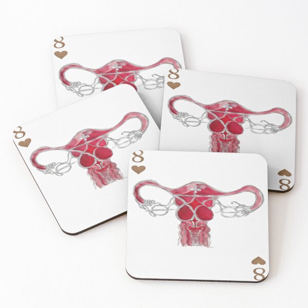 Item preview, Sacred Anatomy – Eight of Hearts designed and sold by Ateliê dos Naipes .