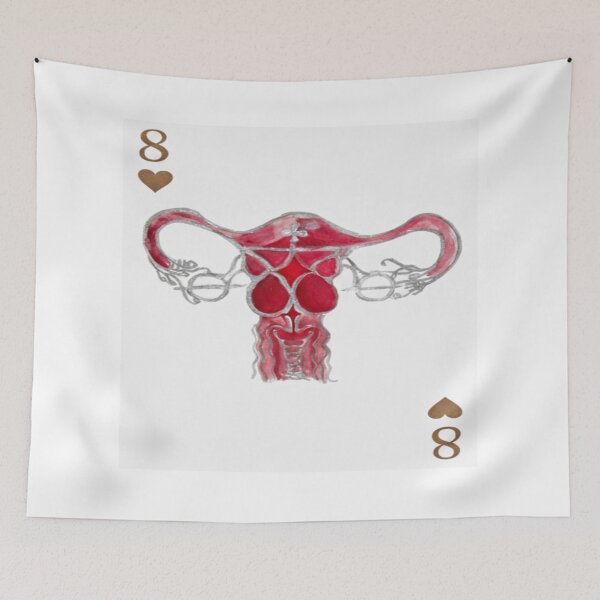 Item preview, Sacred Anatomy – Eight of Hearts designed and sold by Ateliê dos Naipes .