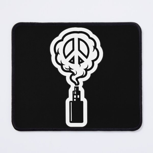 Item preview, Peace Clouds – Vape Smoke Peace Symbol Design designed and sold by House of Taste Vape Designs.