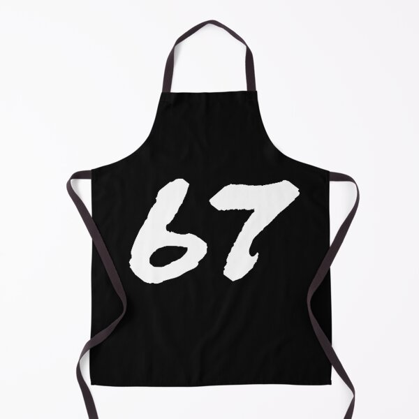 Item preview, 67, only 67 text, white edition designed and sold by Shrewd Mood.