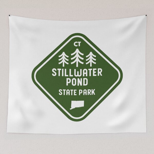 Item preview, Stillwater Pond State Park Connecticut Rhombus designed and sold by bivenart.