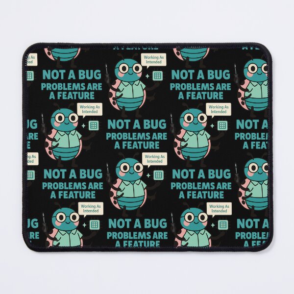 Item preview, Problems Are a Feature Not a Bug Cute Tech Humor Design designed and sold by TeeTimeTreasure.