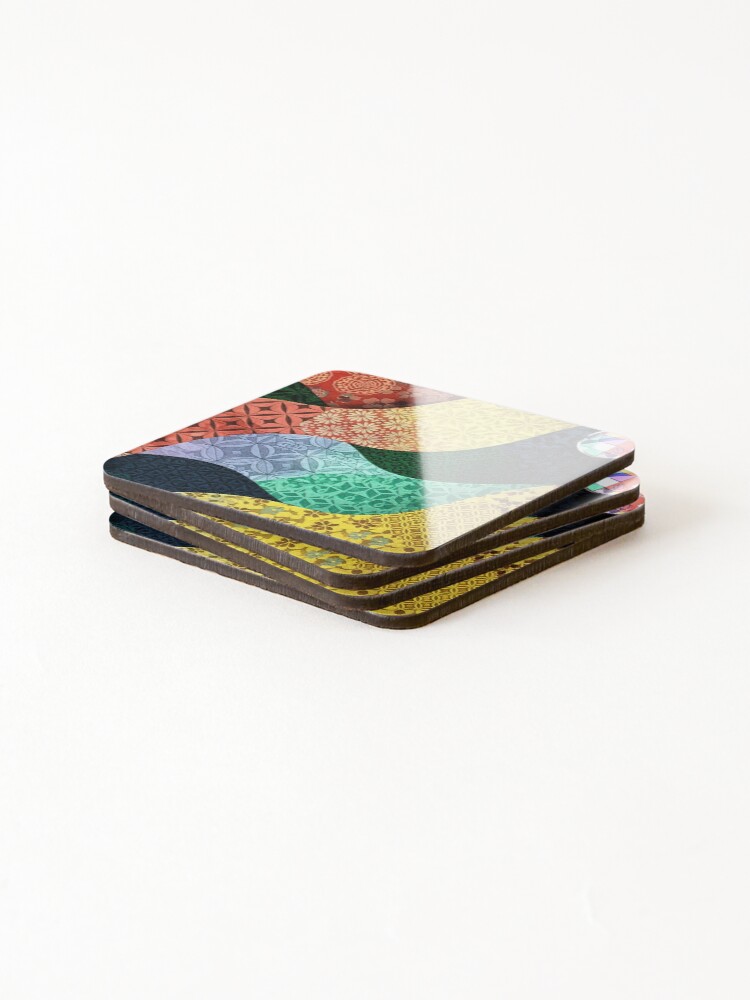 Thumbnail 4 of 5, Coasters (Set of 4), Patterns p5695 designed and sold by SoonOne.