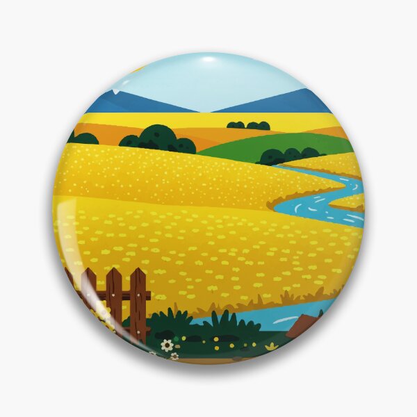 Item preview, Yellow fields designed and sold by Design4uStudio.