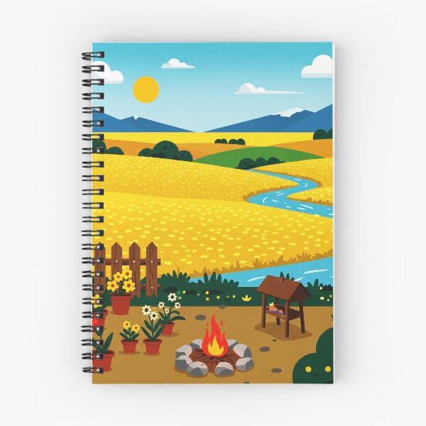 Item preview, Yellow fields designed and sold by Design4uStudio.
