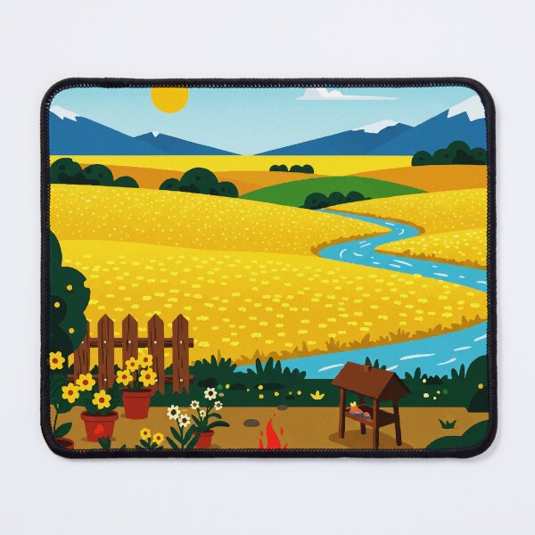 Item preview, Yellow fields designed and sold by Design4uStudio.