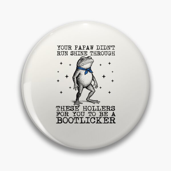 Item preview, Portland Frog Your papaw didn’t run shine through these hollers for you to be a bootlicker, unisex t shirt, hand drawn frog resist Shirt, Appalachian liberal leftist papaw didnt raise no bootlicker designed and sold by samidsou.