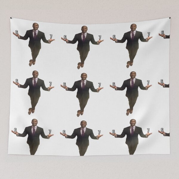 Item preview, 67, guy holding 6 and 7 designed and sold by Shrewd Mood.