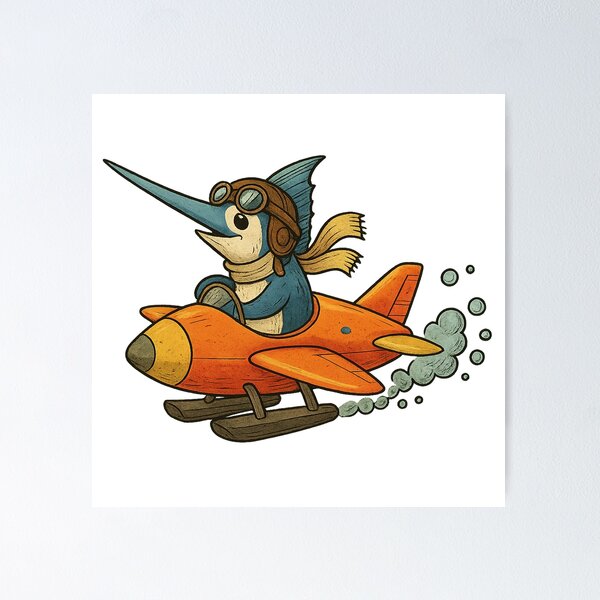 Item preview, Swordfish Aviator designed and sold by photoparadise22.