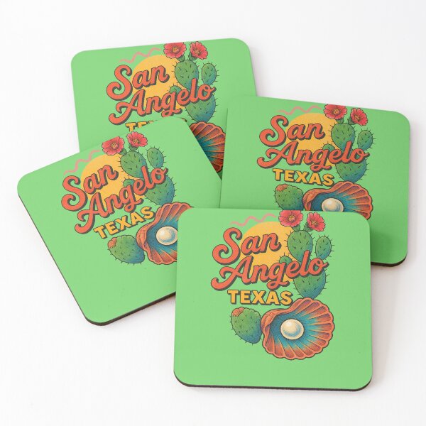 Item preview, San Angelo Texas Retro Desert Style designed and sold by FrictionMaxxing.