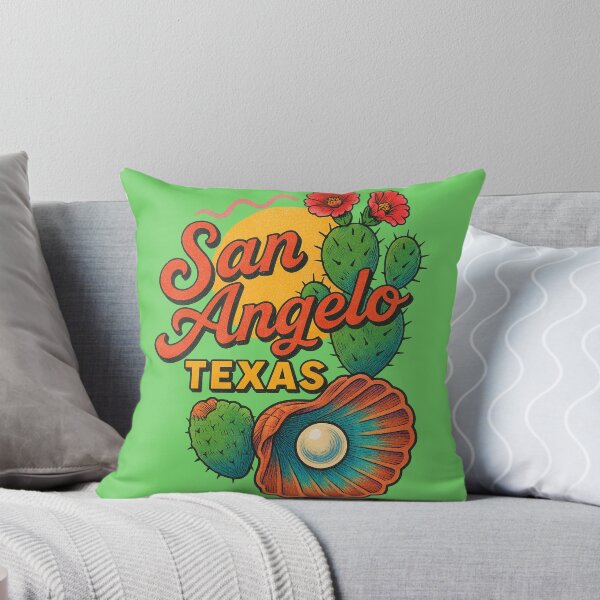 Item preview, San Angelo Texas Retro Desert Style designed and sold by FrictionMaxxing.
