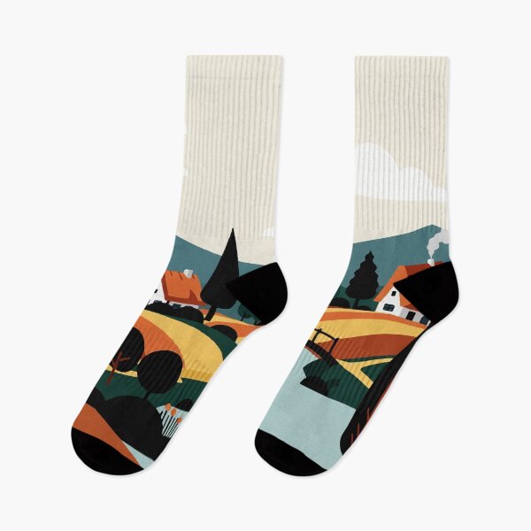 Item preview, River in the village designed and sold by Design4uStudio.