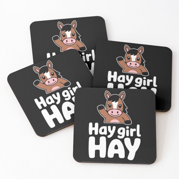 Item preview, Hay Girl Hay! Funny Horse Pun designed and sold by PMCreative.