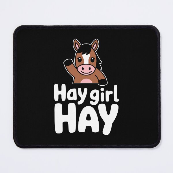 Item preview, Hay Girl Hay! Funny Horse Pun designed and sold by PMCreative.