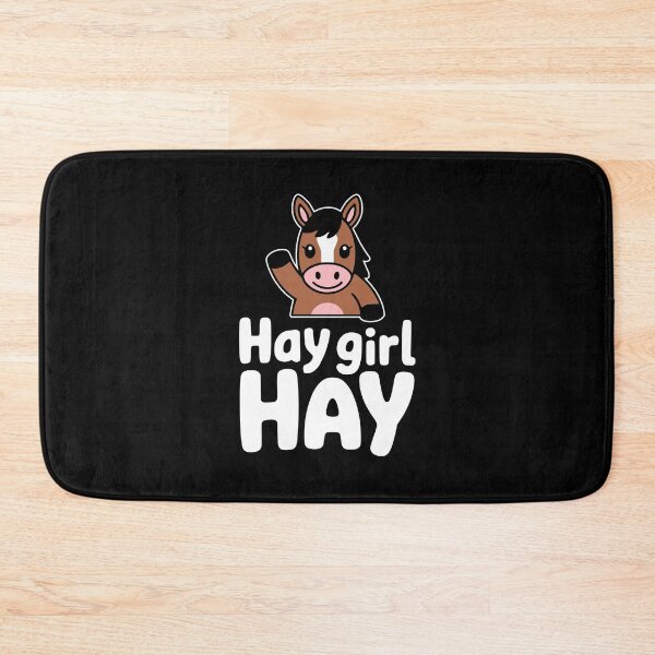 Item preview, Hay Girl Hay! Funny Horse Pun designed and sold by PMCreative.