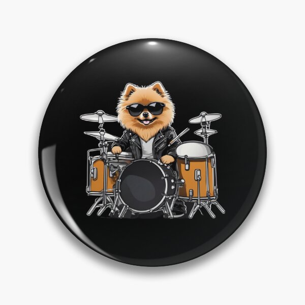 Item preview, Pomeranian drummer designed and sold by Natsey.