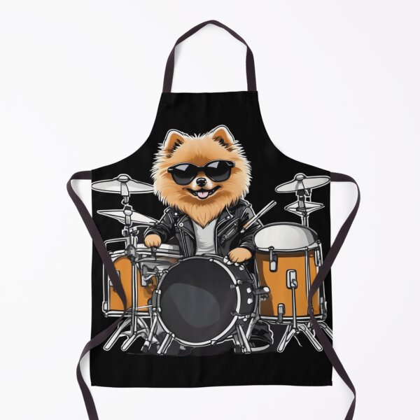 Item preview, Pomeranian drummer designed and sold by Natsey.