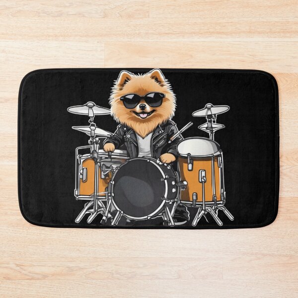 Item preview, Pomeranian drummer designed and sold by Natsey.