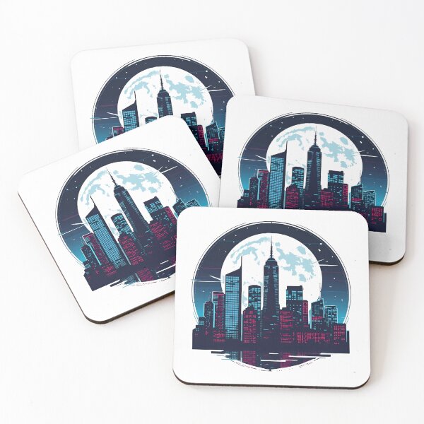 Item preview, Dark Cityscape – Moody Urban Night Art designed and sold by Ink-Lift Creations.
