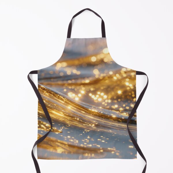 Item preview, Golden waves shimmering on water designed and sold by anytka.
