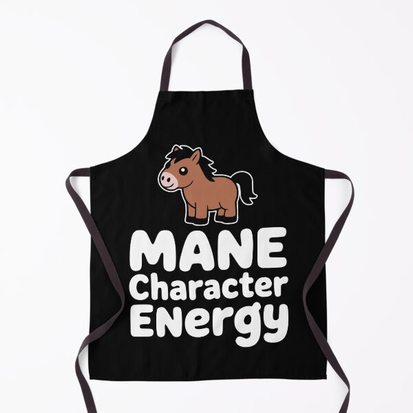 Item preview, Mane Character Energy! Funny Horse Pun designed and sold by PMCreative.