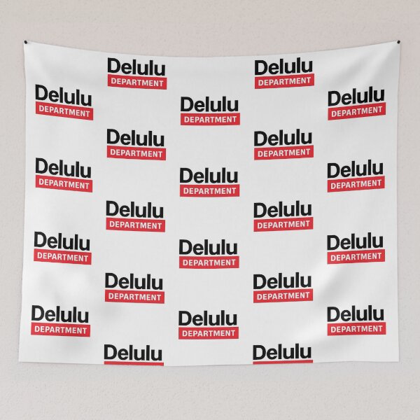 Item preview, Delulu Department – Self-Care Humor, Anti-Stress Aesthetic Graphic Art designed and sold by Tommy's Arts.