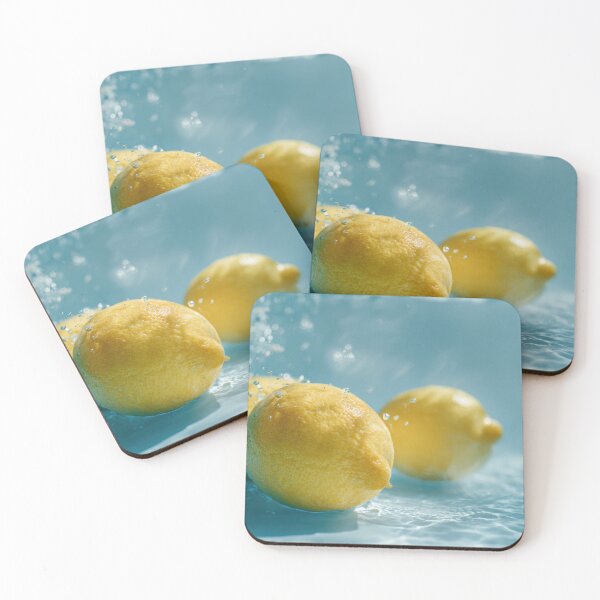 Item preview, Lemons splashing in clear water designed and sold by anytka.