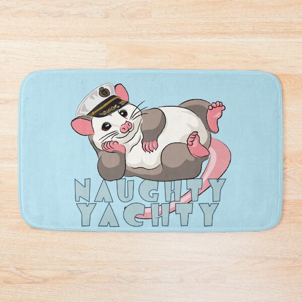 Item preview, Naughty Yachty Awesome Possum – Funny Captain Pun designed and sold by Fun Funky Designs.