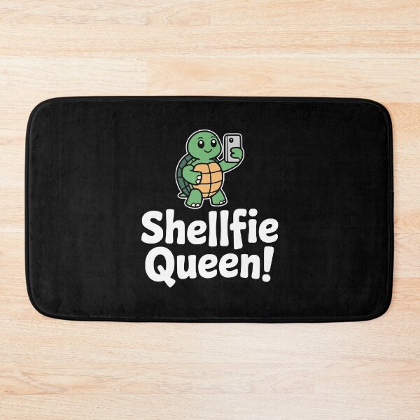 Item preview, Shellfie Queen! Funny Turtle Selfie Pun designed and sold by PMCreative.