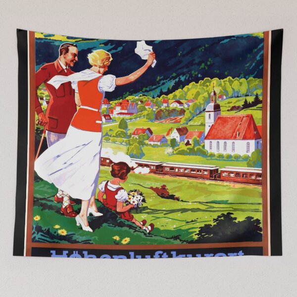 Item preview, Vintage Travel Poster Jonsdorf | Zittau Mountains Retreat | Health Resort Art | Early 20th Century Europe | Train & Nature designed and sold by artofuniverse.