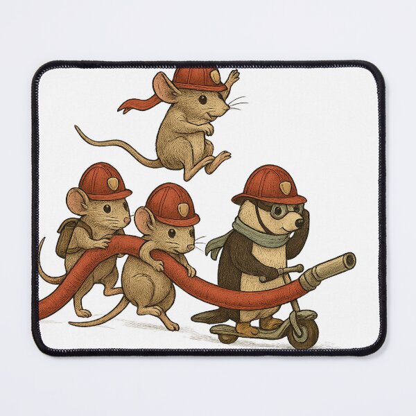 Item preview, Firefighter Mice Team designed and sold by photoparadise22.