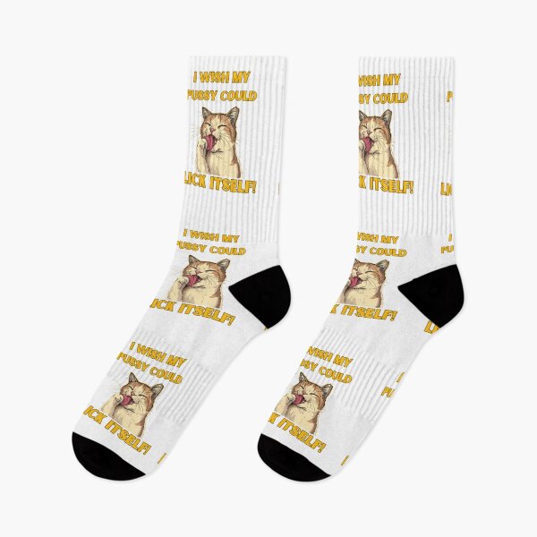 Item preview, I wish my pussy could lick itself! designed and sold by NicMacTees.