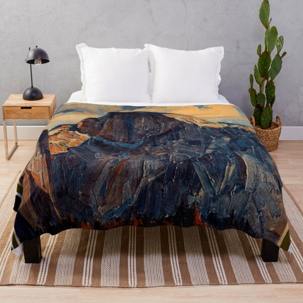 Item preview, Vintage Yosemite Travel Poster | Southern Pacific Lines Art | Half Dome Painting | Bold Brushstrokes & Expressive Colors designed and sold by artofuniverse.