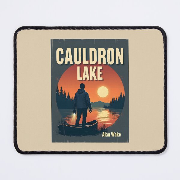 Item preview, Alan Wake in Cauldron Lake - Gaming quote for Psychological Horror Fans designed and sold by SlightlyUnreal.