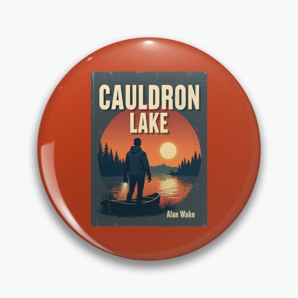 Item preview, Alan Wake in Cauldron Lake - Gaming quote for Psychological Horror Fans designed and sold by SlightlyUnreal.