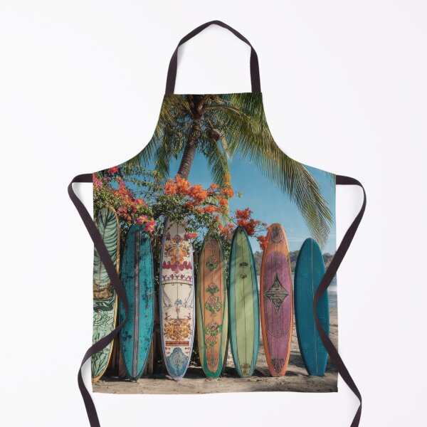 Item preview, Surfboards lined up beachside designed and sold by anytka.