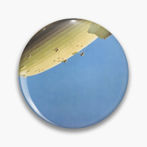 Item preview, Vintage Art Deco Travel Poster | Zeppelin Over Ocean | Transatlantic Airship Flight | 1920s & 1930s Aviation Artwork designed and sold by artofuniverse.