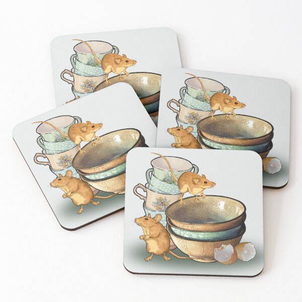 Item preview, Naught MICE Playing on Bowls and Cups designed and sold by JoyfulWhimsy.
