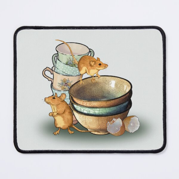 Item preview, Naught MICE Playing on Bowls and Cups designed and sold by JoyfulWhimsy.