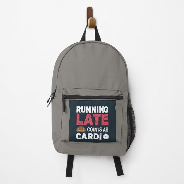 Item preview, Running Late Counts as Cardio | Funny Gift & Apparel for Runners and Fitness Lovers designed and sold by endurothreads.