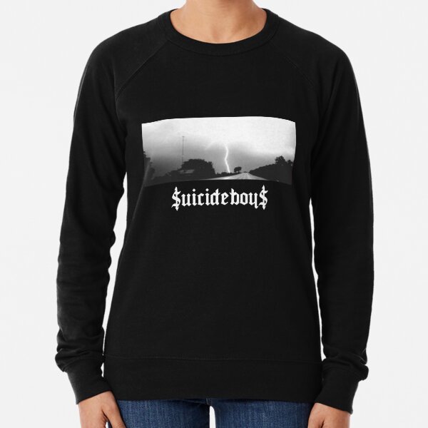 Suicide Boys 24 (Lettres blanches) Sweatshirt léger
