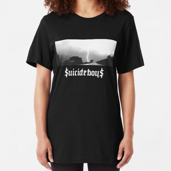 Suicide Boys 24 (White Letters) Slim Fit T-Shirt