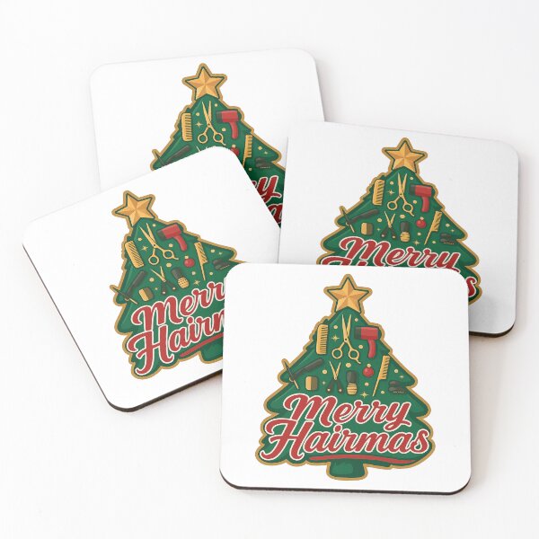 Item preview, Hairdresser Christmas Merry Hairmas | Funny Holiday Stylist Gift | Festive Hairstylist Christmas Tree Design designed and sold by s.waniel1.