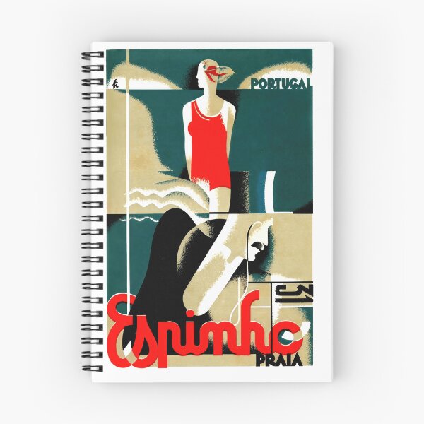 Item preview, Vintage Espinho Travel Poster | Art Deco Coastal Print | Portugal Beach Decor | Retro Wall Art | 1920s & 1930s Style designed and sold by artofuniverse.
