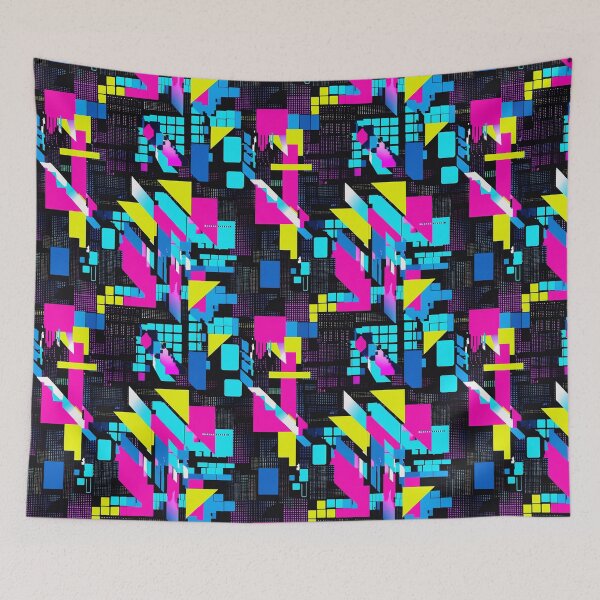 Item preview, Cyber Glitch Noise Digital Seamless Pattern designed and sold by SketchNStyle.