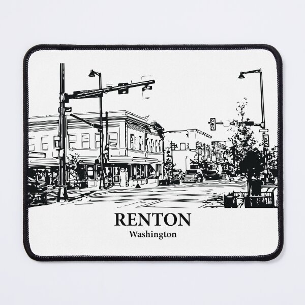 Item preview, Renton - Washington designed and sold by Lakeric Cityscapes.